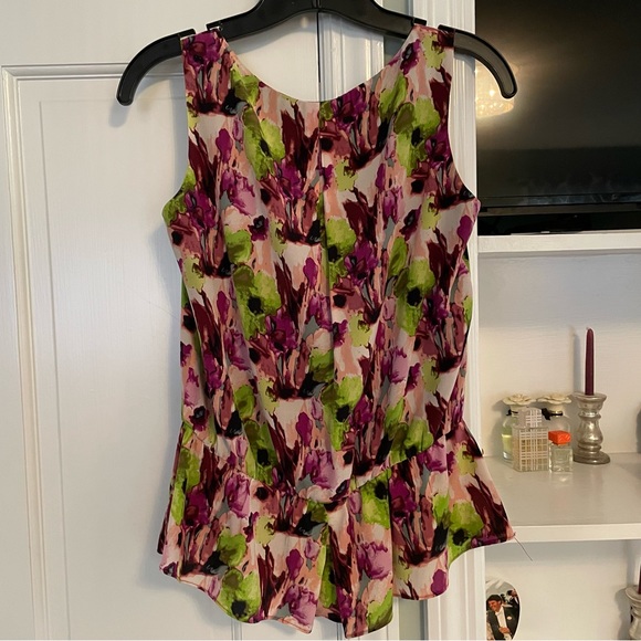 Floral Peplum Top - Picture 3 of 5